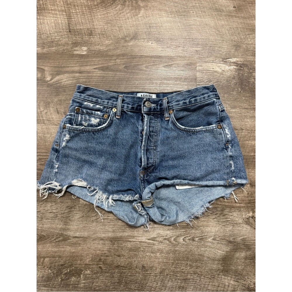 AGOLDE High Rise Jean Shorts Size 26